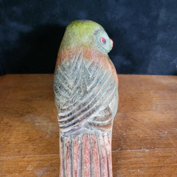 Vintage Hand carved Wooden Barn Owl ~adorable! - Picture 3 of 6